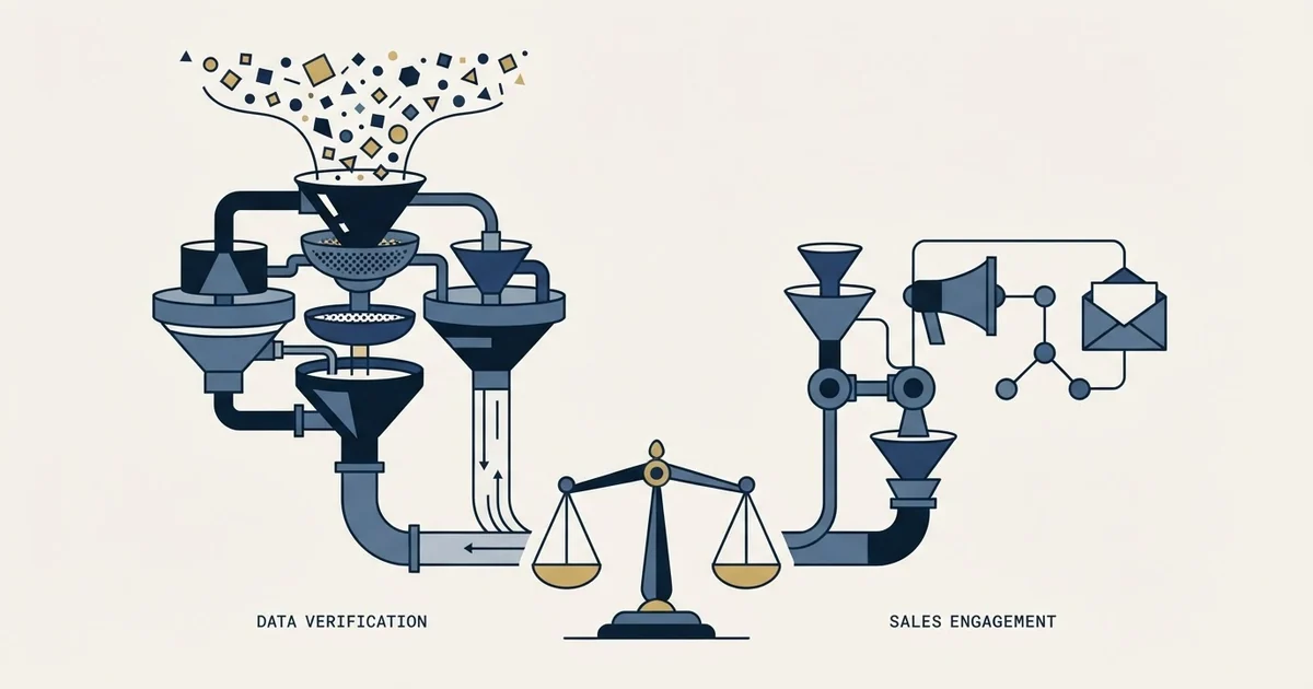 Editorial illustration for NeverBounce vs Regie.ai