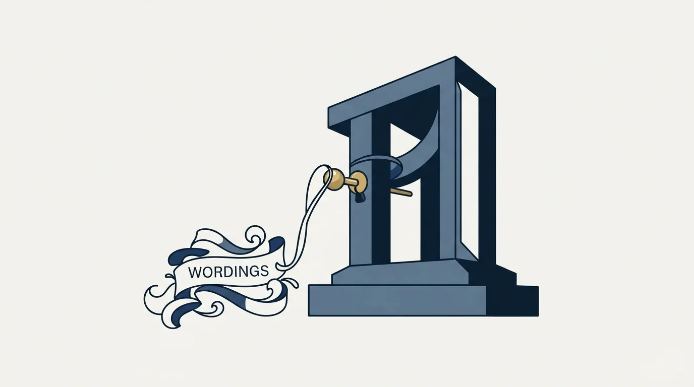 Section illustration: The policy matters more than the wording