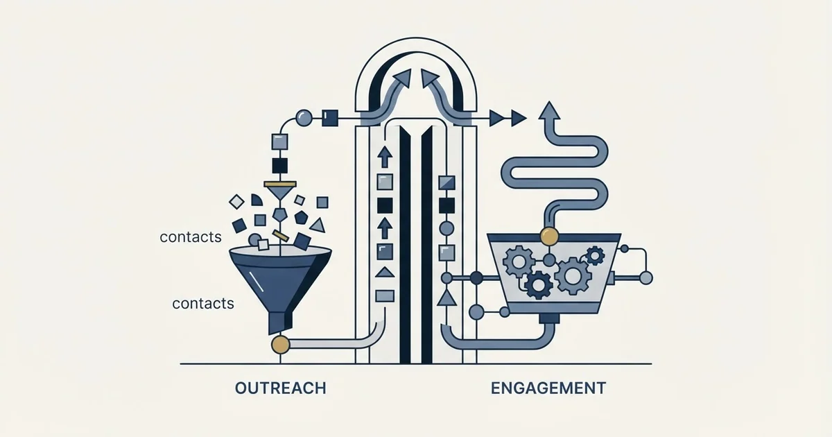 Editorial illustration for NuReply vs PersistIQ