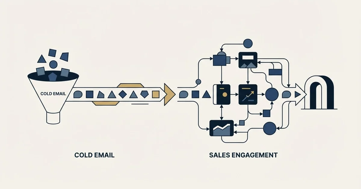 Editorial illustration for NuReply vs Salesloft