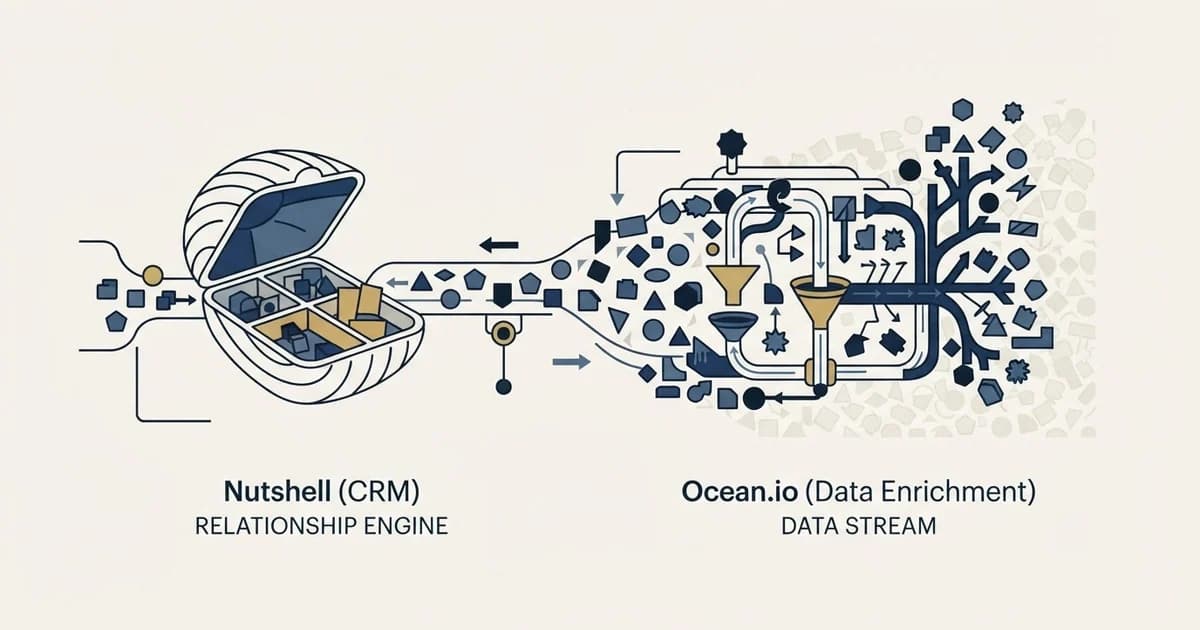 Editorial illustration for Nutshell vs Ocean.io