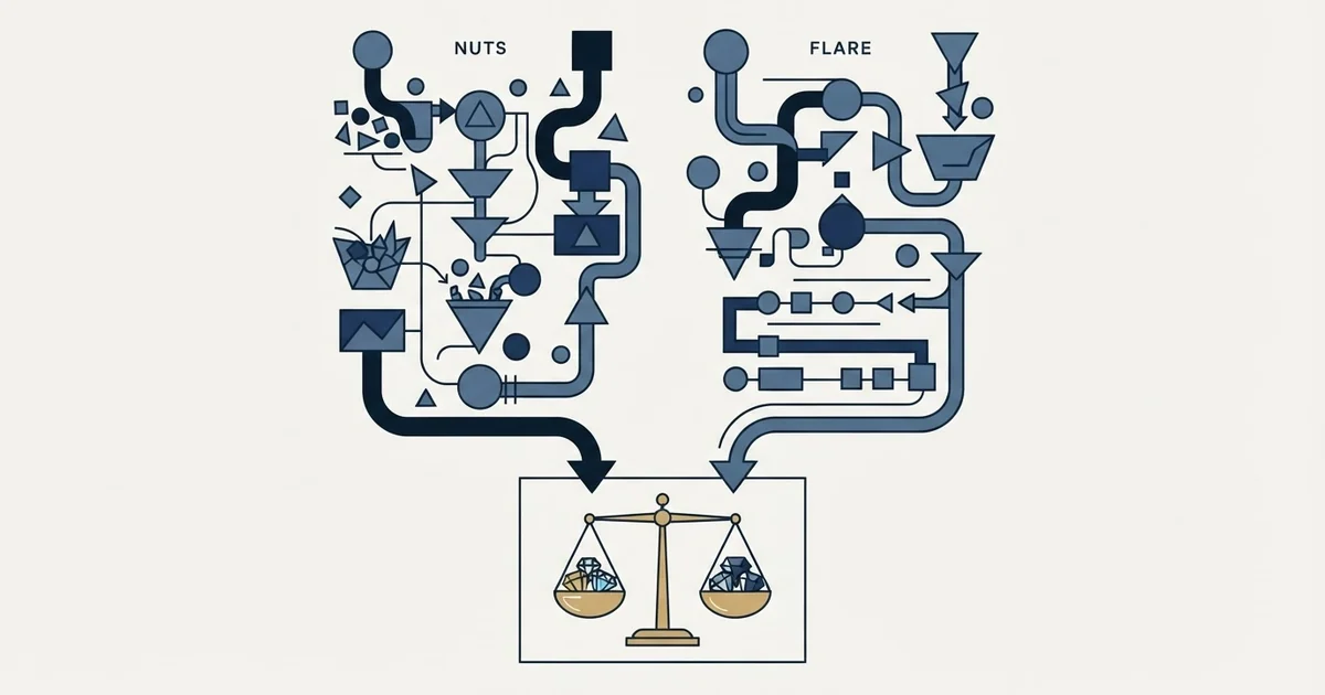 Editorial illustration for Nutshell vs Salesflare