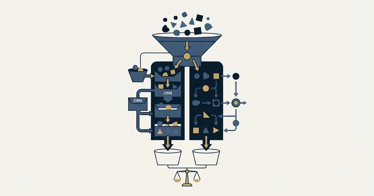 Editorial illustration for Nutshell vs Salesflow