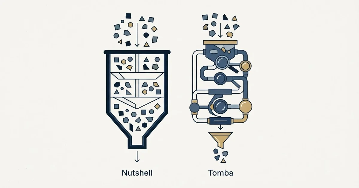 Editorial illustration for Nutshell vs Tomba
