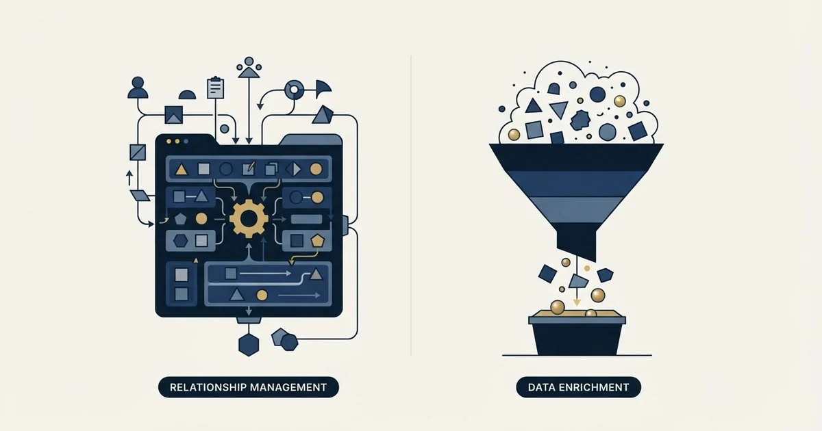 Editorial illustration for Nutshell vs UpLead