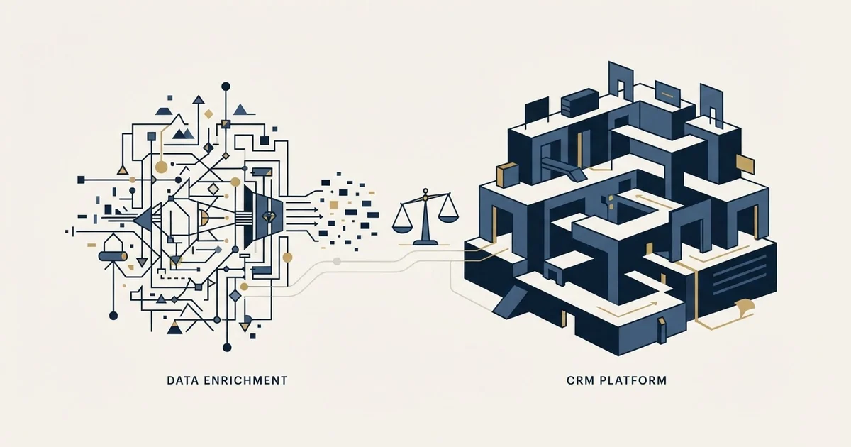 Editorial illustration for Nymeria vs Salesforce