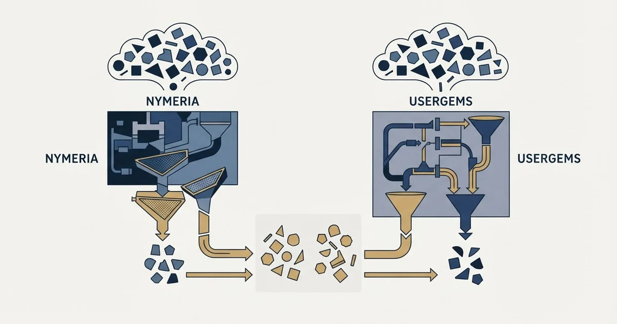 Editorial illustration for Nymeria vs UserGems