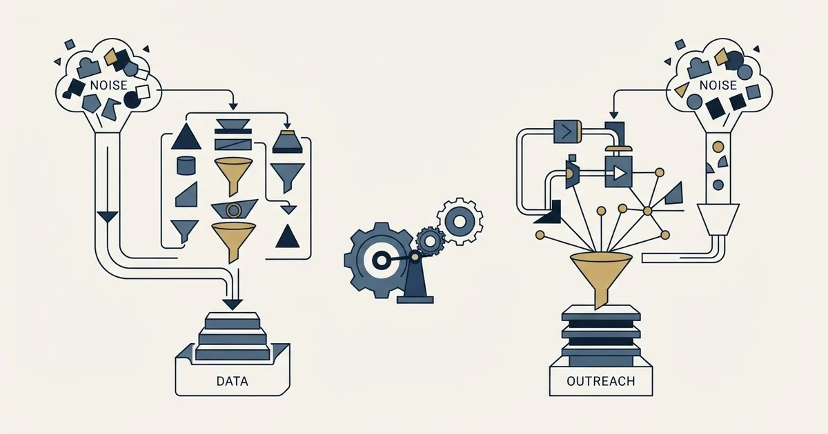 Editorial illustration for Ocean.io vs We-Connect