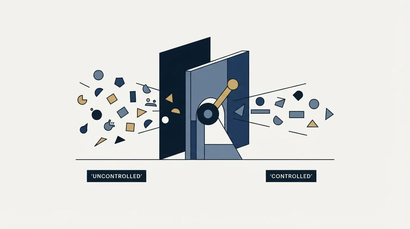 Section illustration: What the activity control is, and is not