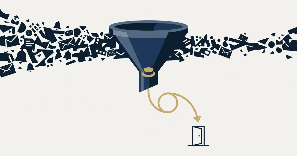 Editorial illustration for One-Click Unsubscribe