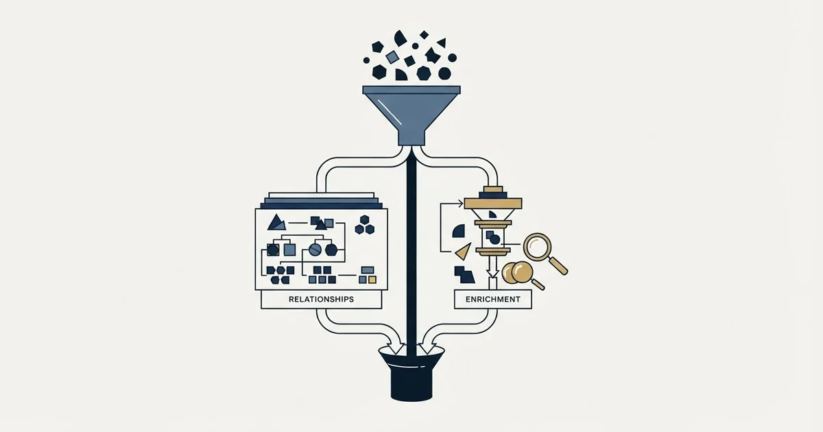 Editorial illustration for OnePageCRM vs Skrapp.io