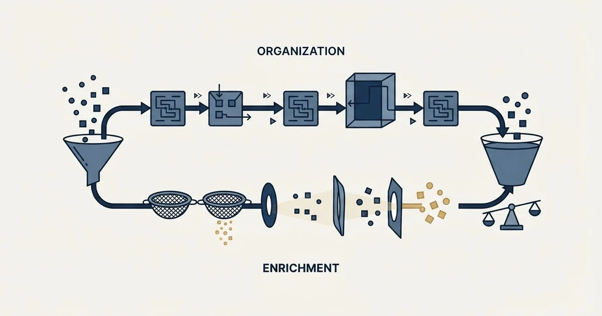 Editorial illustration for OnePageCRM vs UpLead