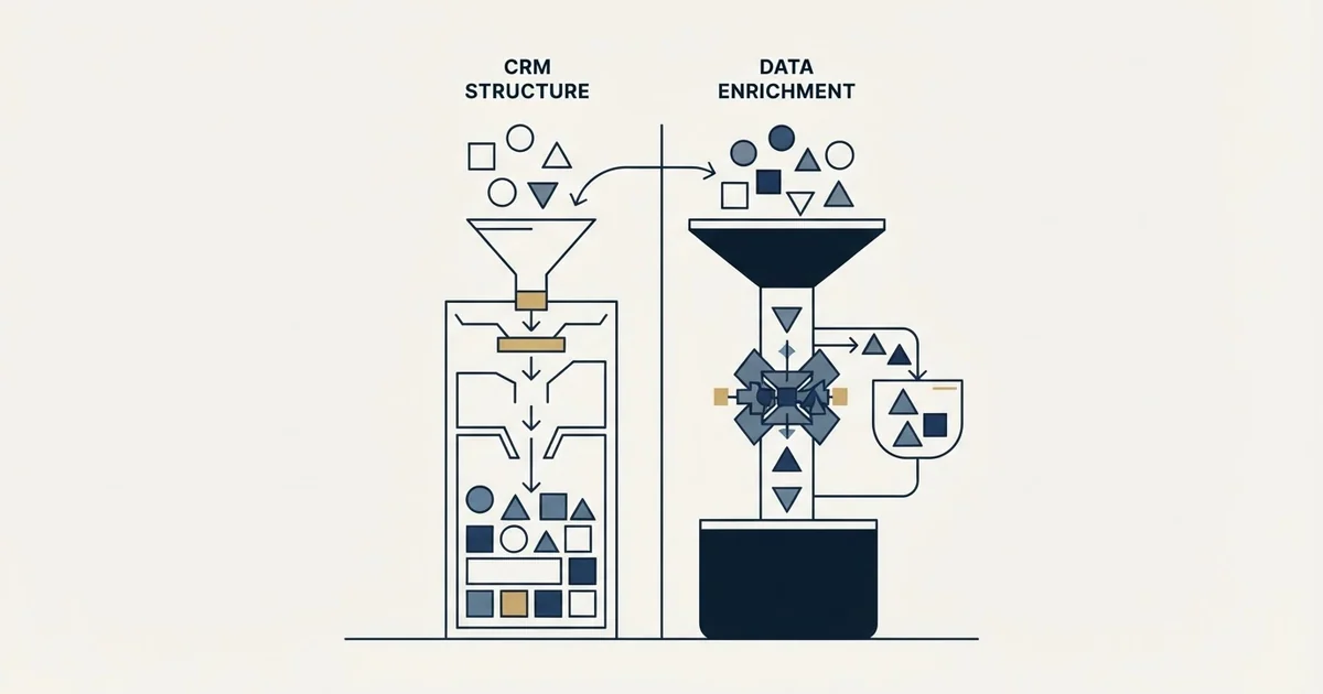 Editorial illustration for OnePageCRM vs UserGems