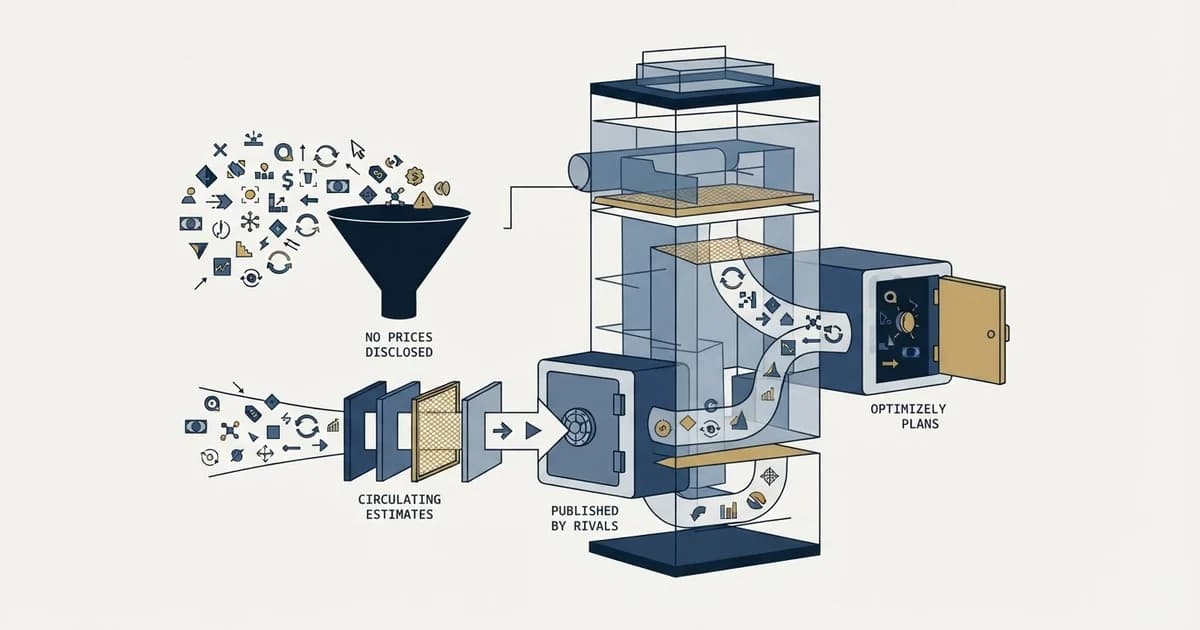 Editorial illustration for Optimizely Cost