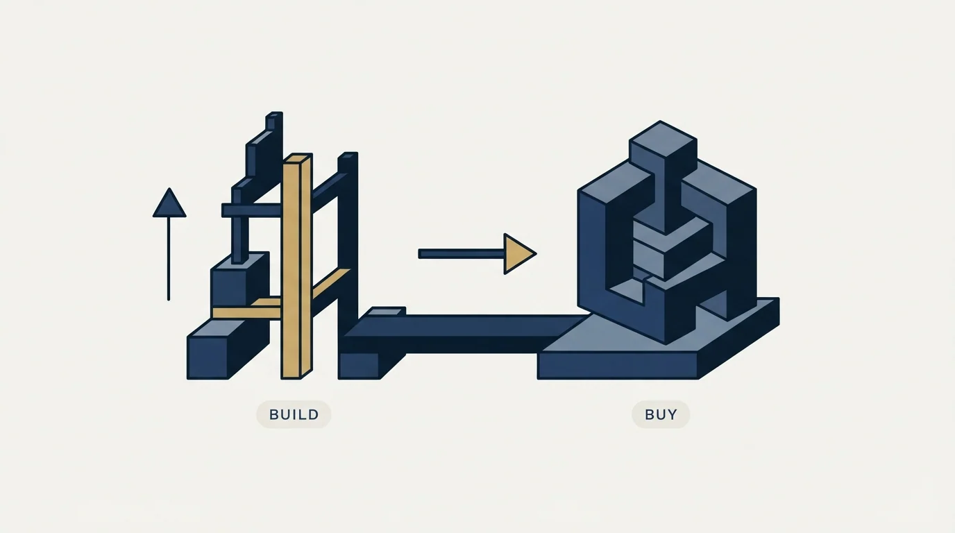 Section illustration: Build or buy, from an operations seat