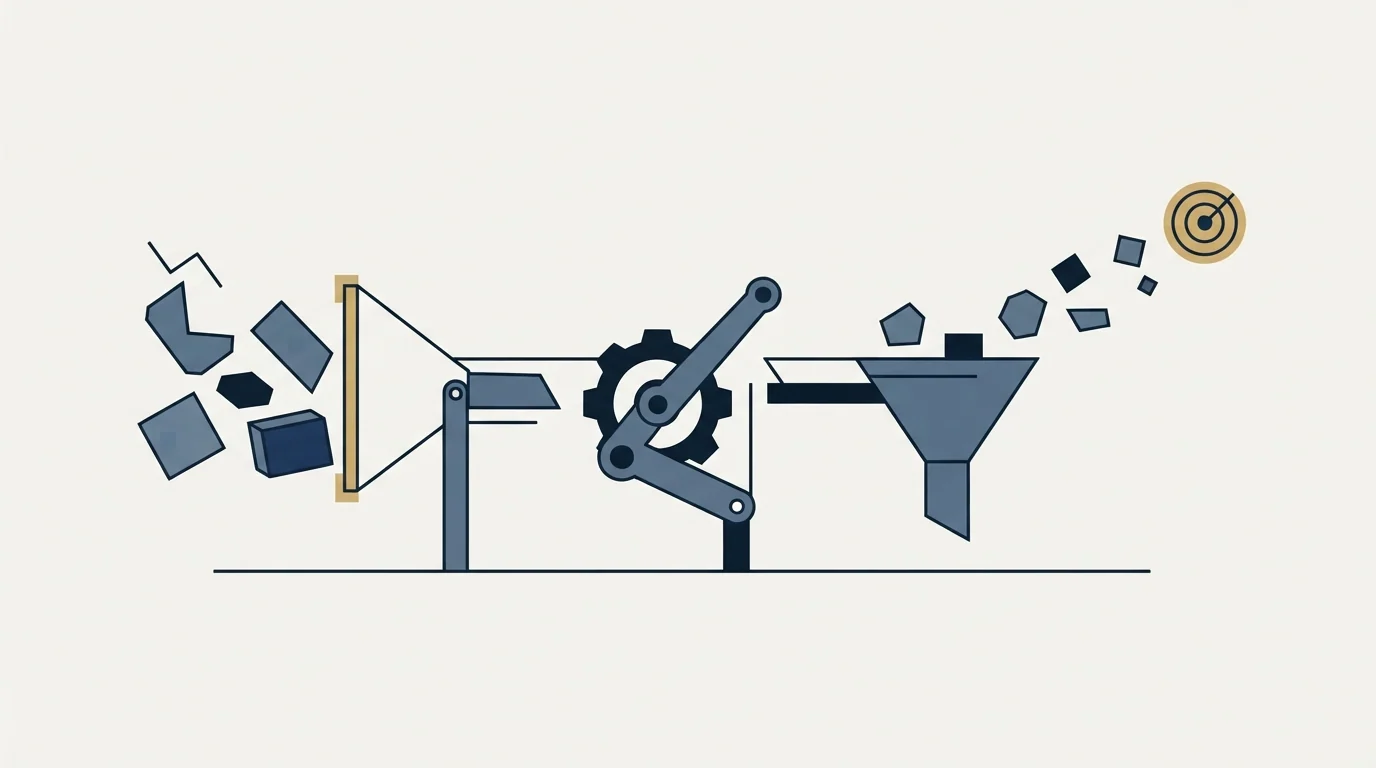 Section illustration: How a bought motion is put together