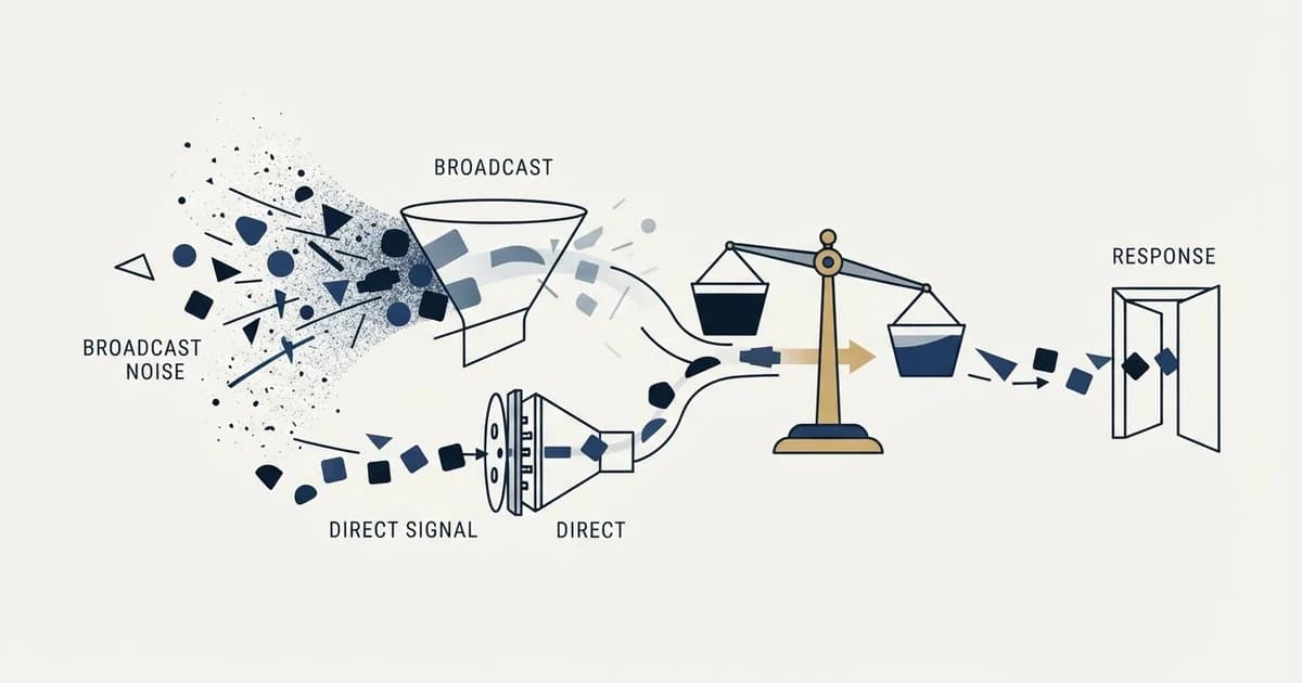 Editorial illustration for Outbound Marketing Tactics
