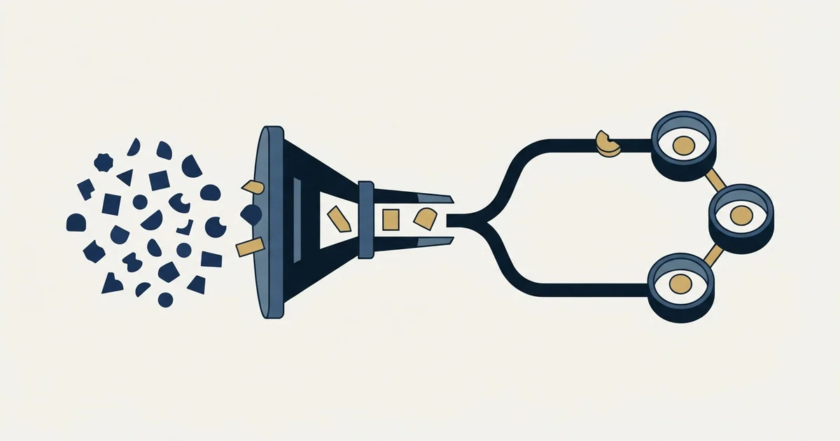 Editorial illustration for Outbound Prospecting