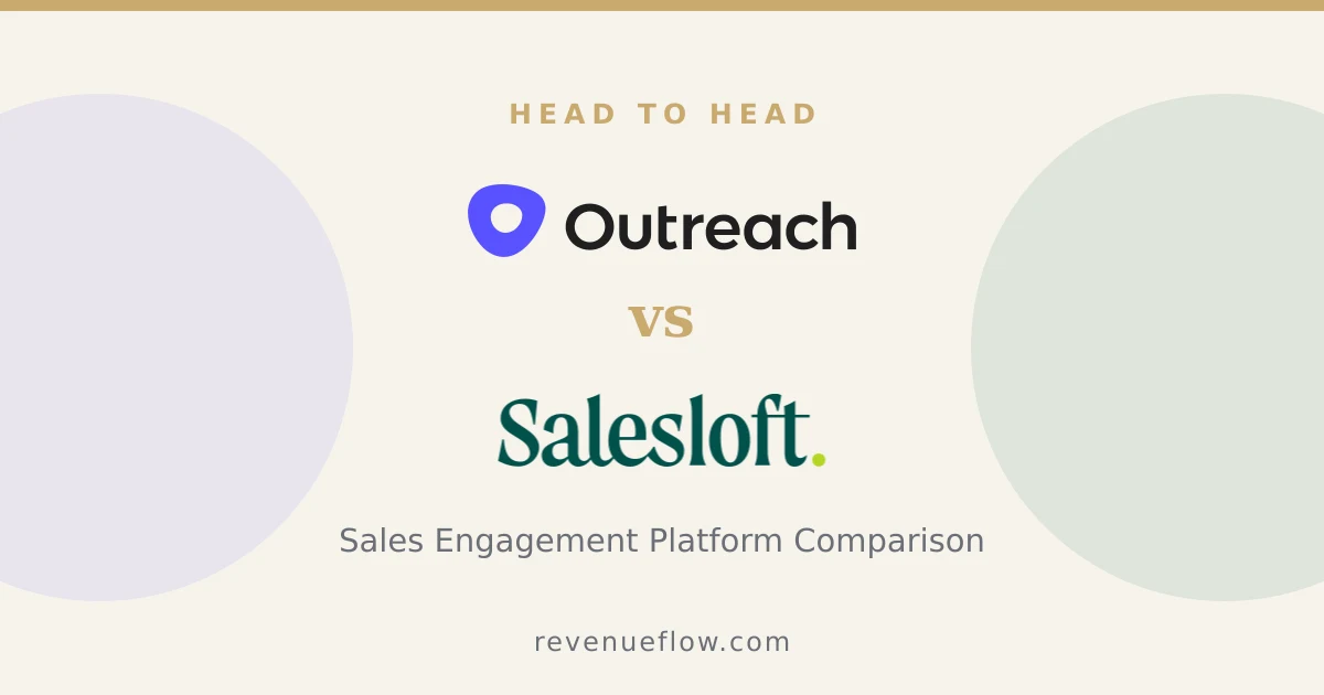 Branded cover: Outreach vs Salesloft: Sales Engagement Platform Comparison