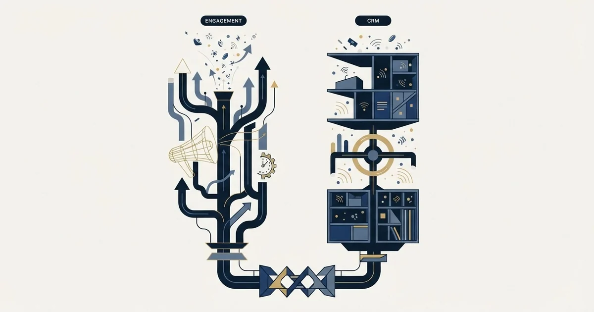 Editorial illustration for Outreach vs Salesmate