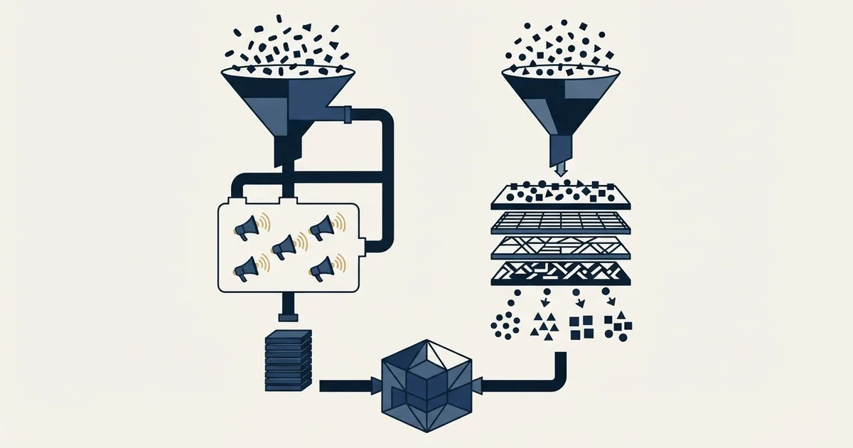 Editorial illustration for Outreach vs Skrapp.io