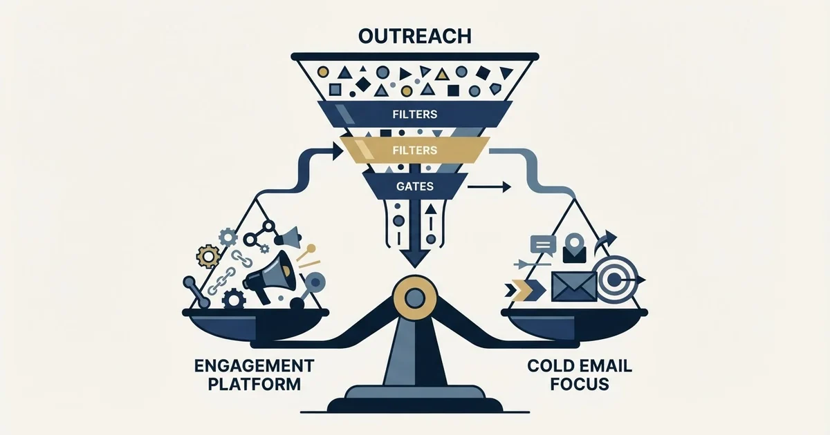 Editorial illustration for Outreach vs SmartReach.io