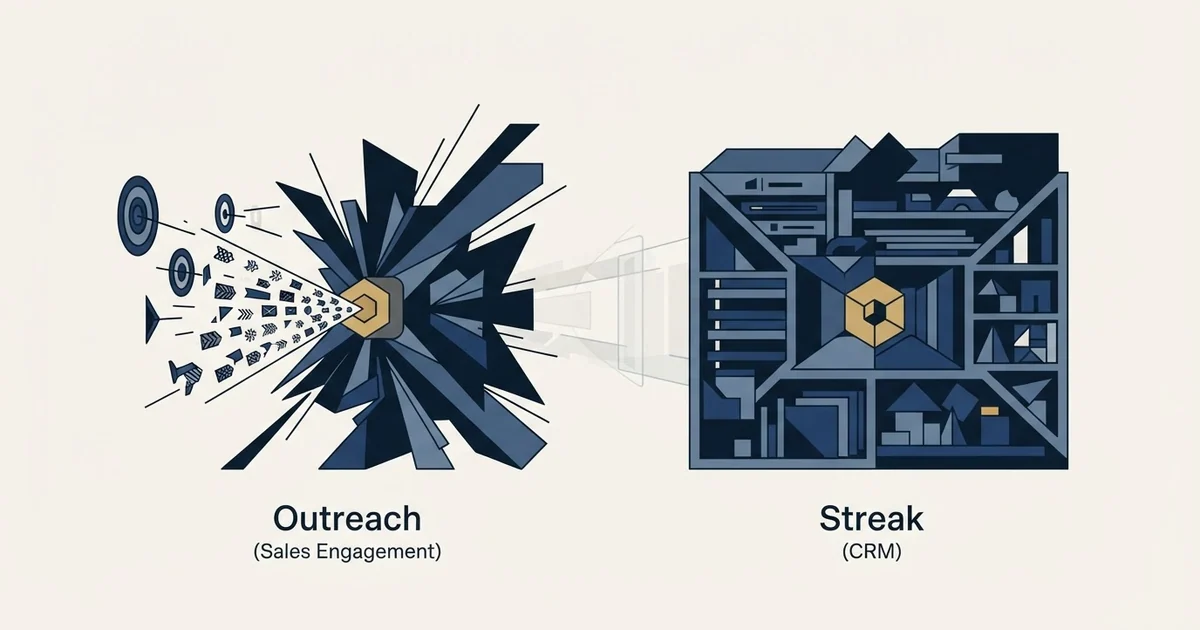 Editorial illustration for Outreach vs Streak