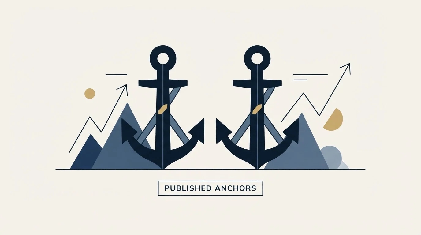 Section illustration: The buy side has published anchors, and only two of