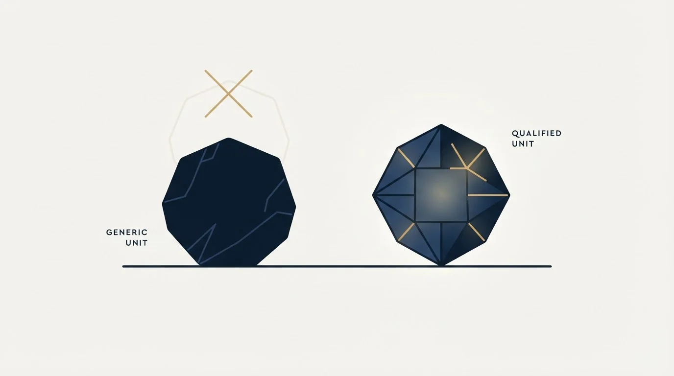 Section illustration: Why per qualified meeting is a different unit, not a