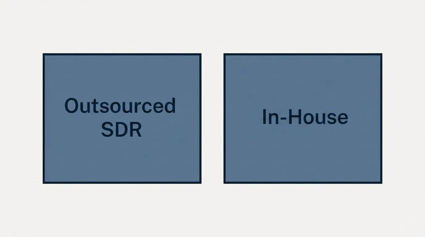 Pricing panels: The third option nobody prices (Outsourced SDR, In-House)