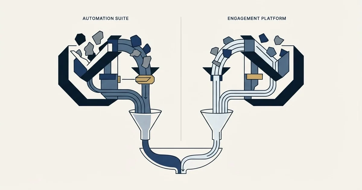 Editorial illustration for Overloop AI vs PhoneBurner