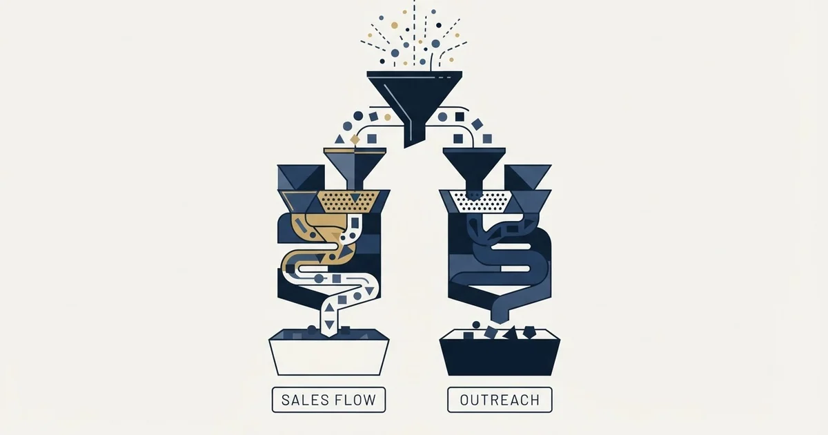 Editorial illustration for Overloop AI vs QuickMail