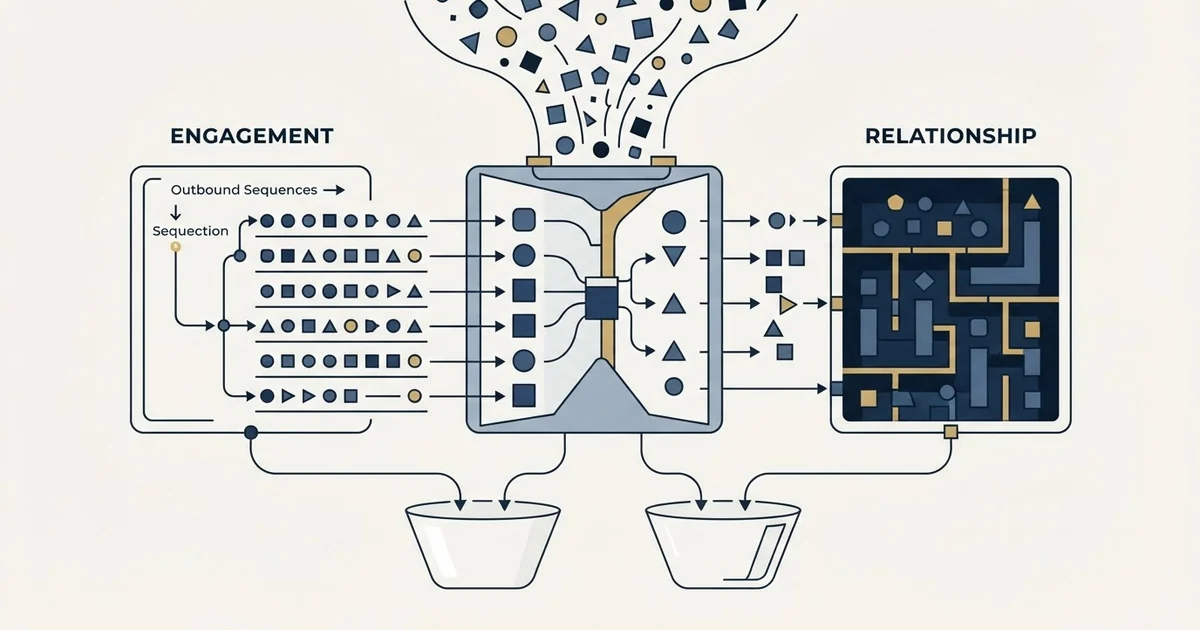 Editorial illustration for Overloop AI vs Salesflare