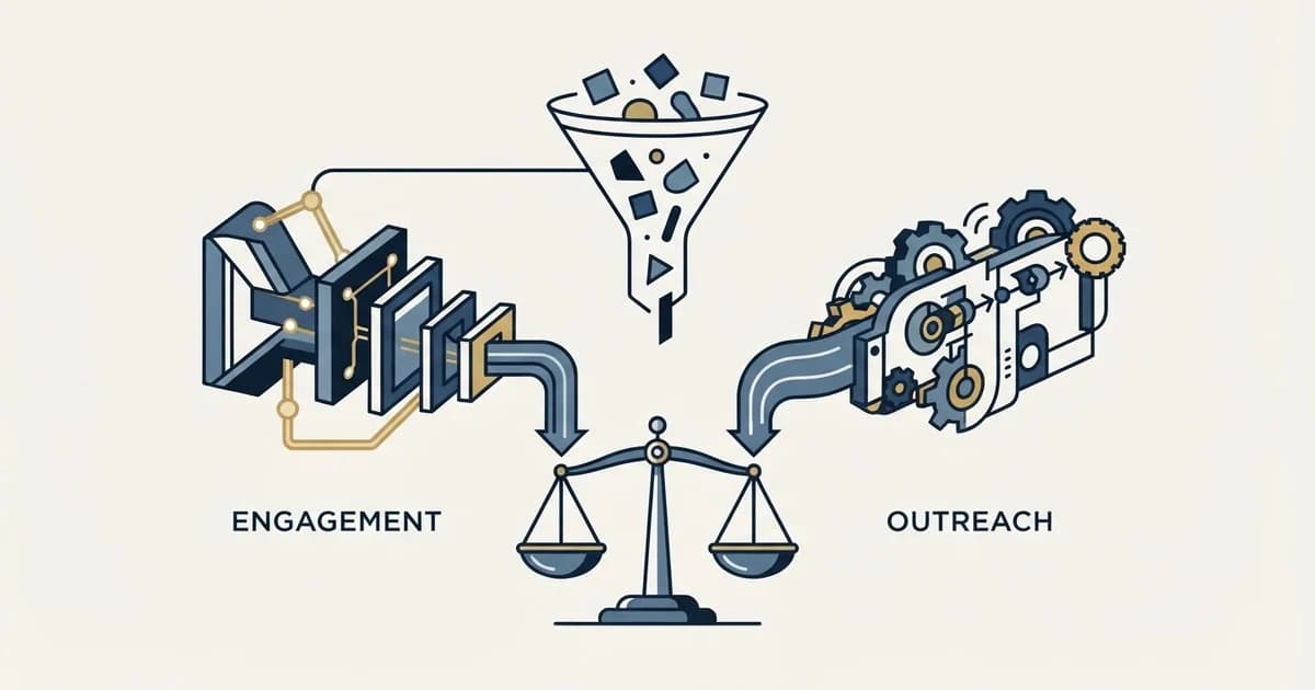 Editorial illustration for Overloop AI vs SalesRobot