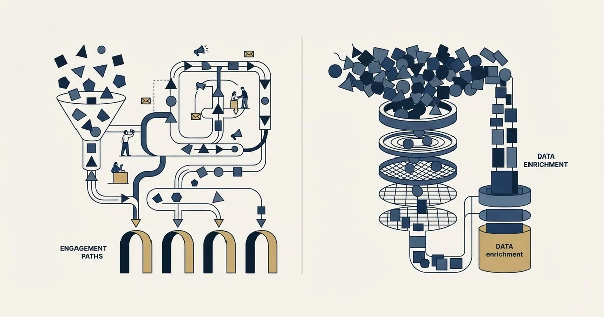 Editorial illustration for Overloop AI vs Scrupp