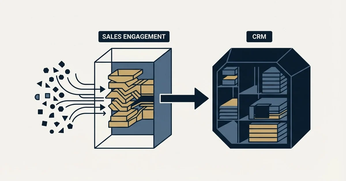 Editorial illustration for Overloop AI vs SugarCRM