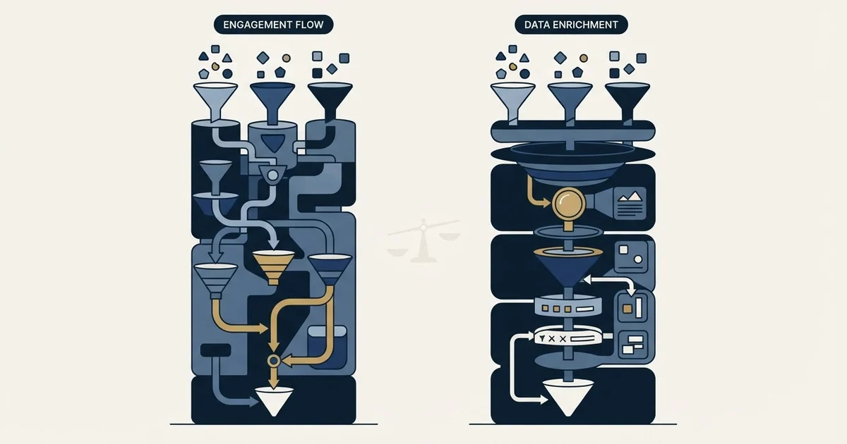 Editorial illustration for Overloop AI vs UserGems