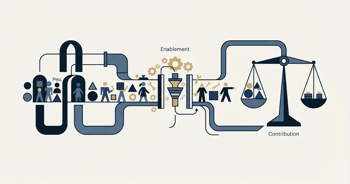 Editorial illustration for Partner Enablement