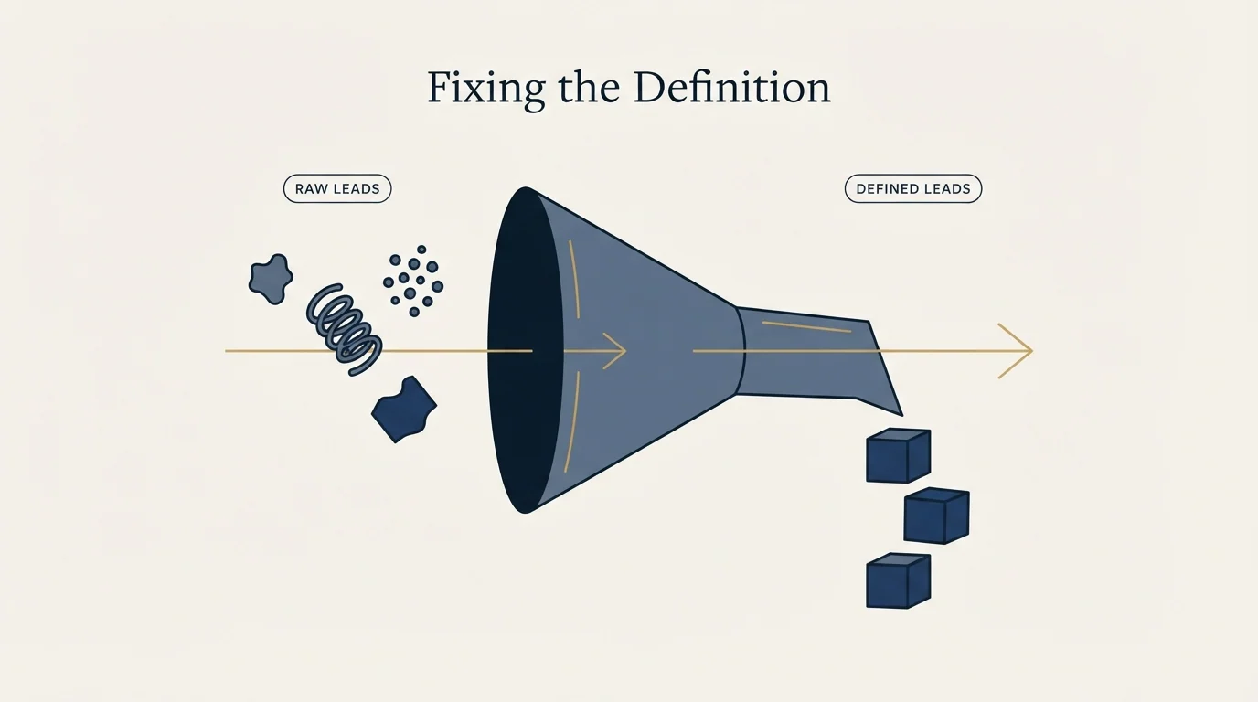 Section illustration: Fixing the definition before you shop