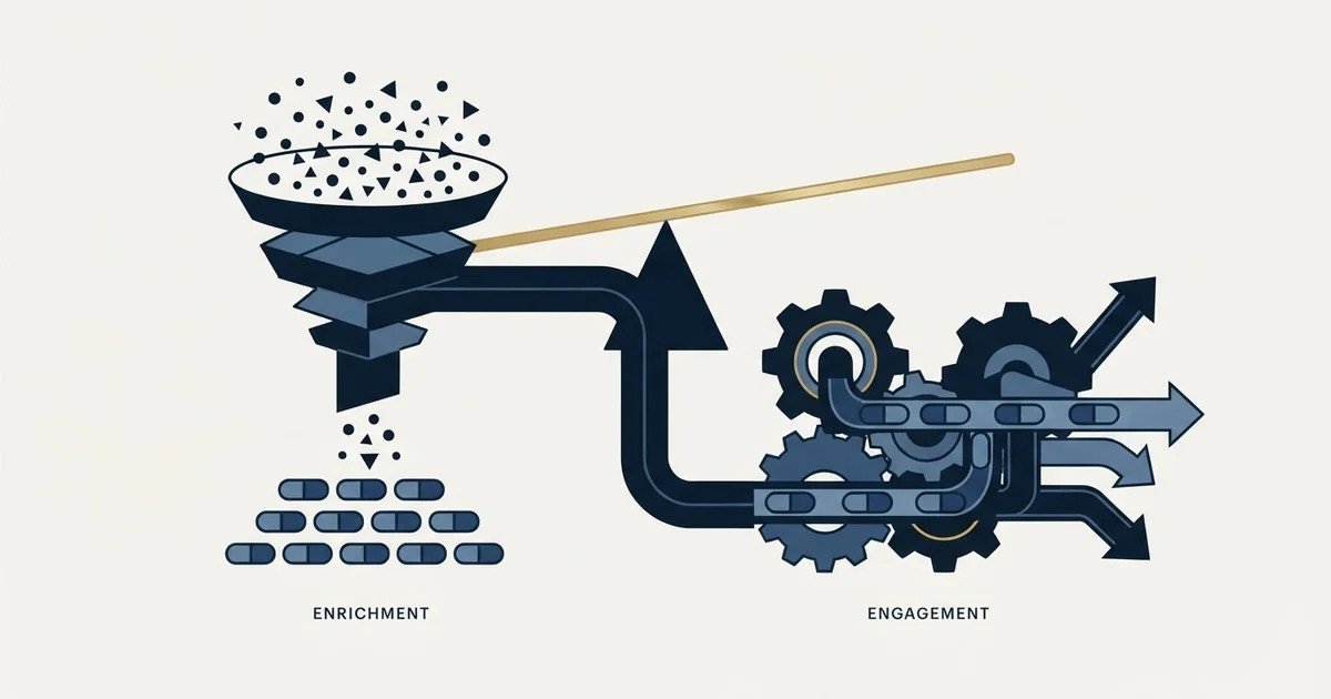Editorial illustration for People Data Labs vs Salesforge