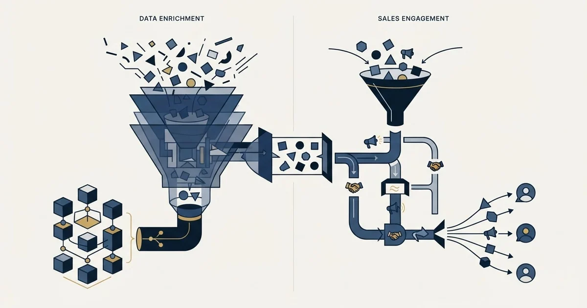 Editorial illustration for People Data Labs vs Salesgear
