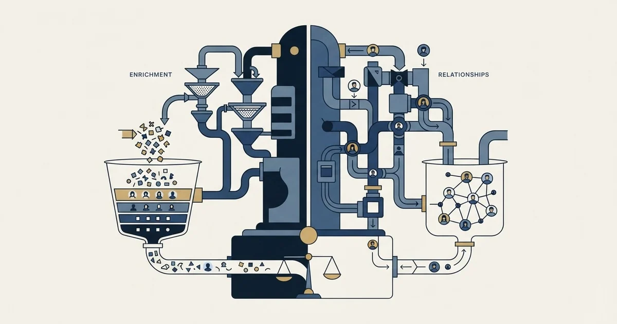 Editorial illustration for People Data Labs vs Salesmate