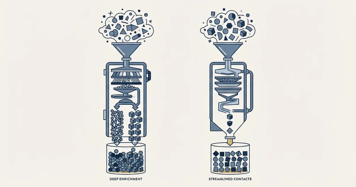 Editorial illustration for People Data Labs vs Wiza