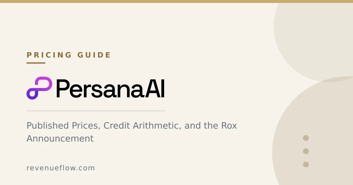 Branded cover: Persana: Published Prices, Credit Arithmetic, and the Rox Announcement