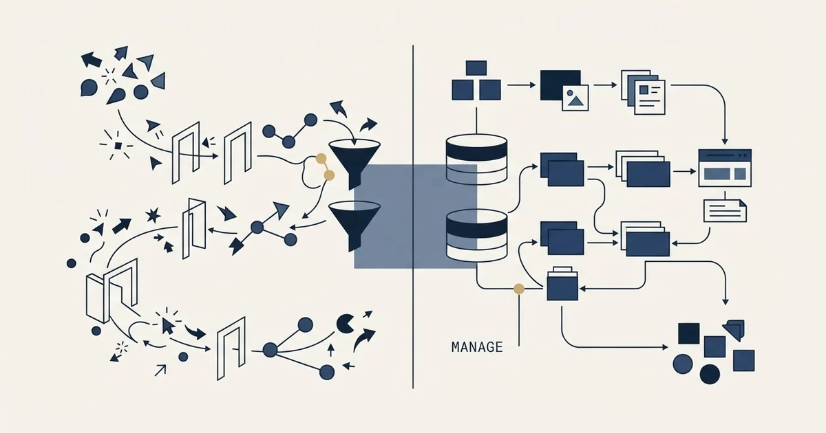Editorial illustration for PersistIQ vs Pipeline CRM
