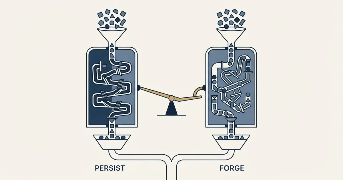Editorial illustration for PersistIQ vs Salesforge