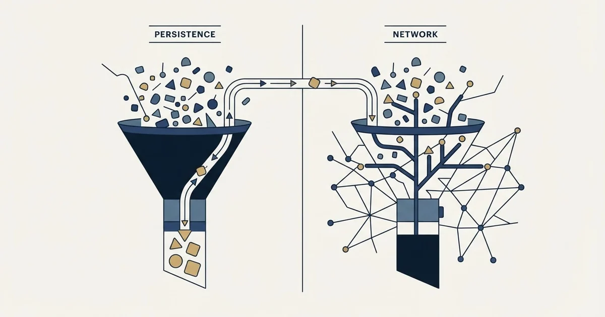 Editorial illustration for PersistIQ vs We-Connect