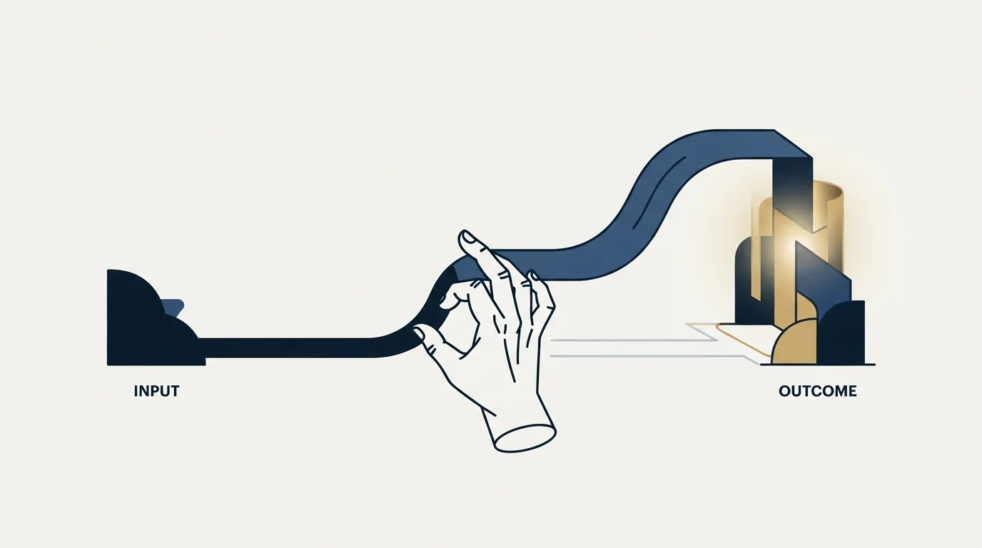 Section illustration: Where the human part actually changes the outcome