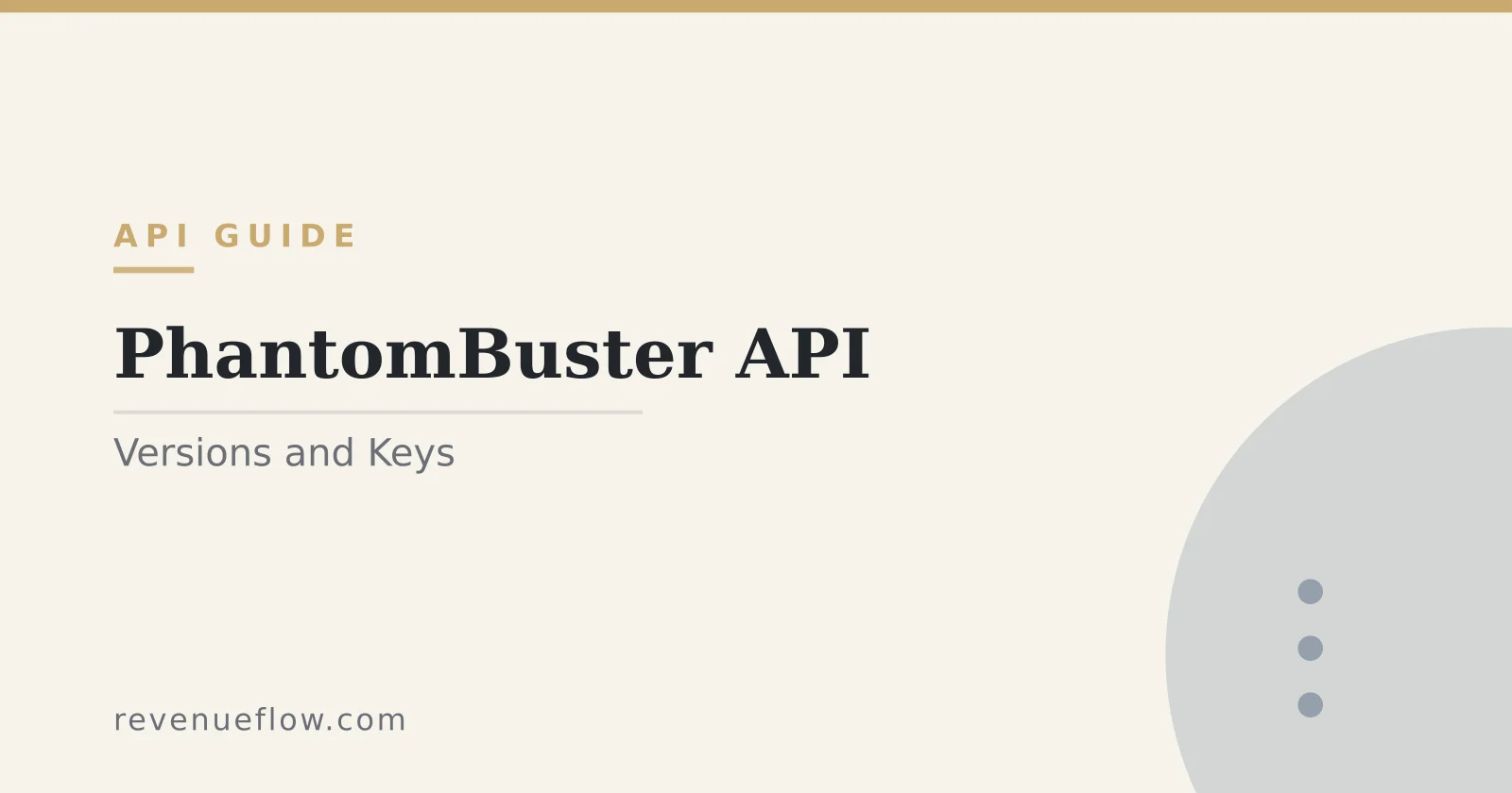 Branded cover: PhantomBuster API: Versions, Keys and What It Does Not Change