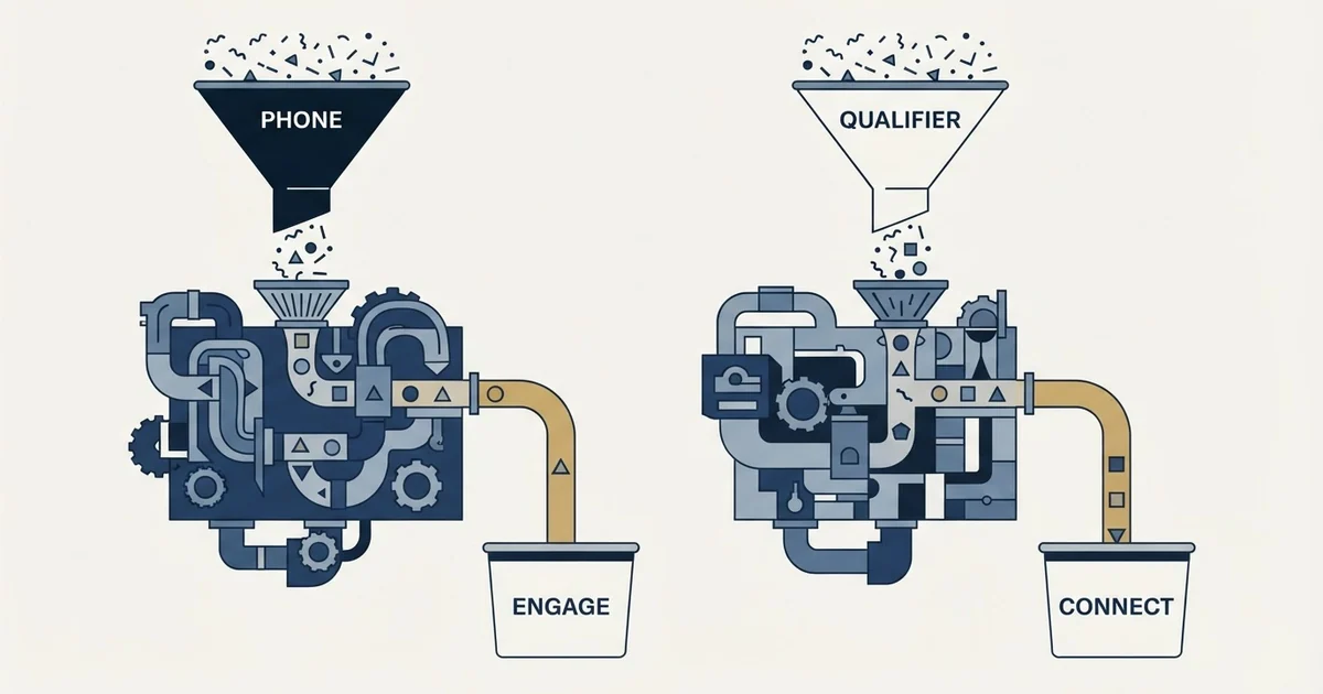 Editorial illustration for PhoneBurner vs Qualifier.ai
